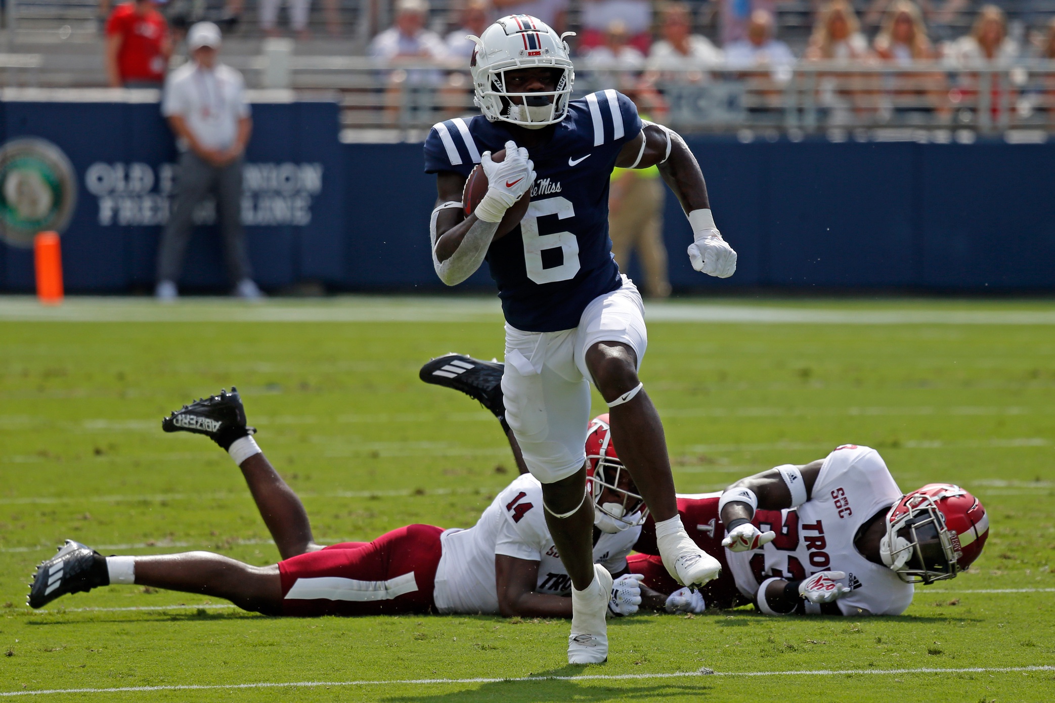 college football picks Zach Evans ole miss rebels predictions best bet odds