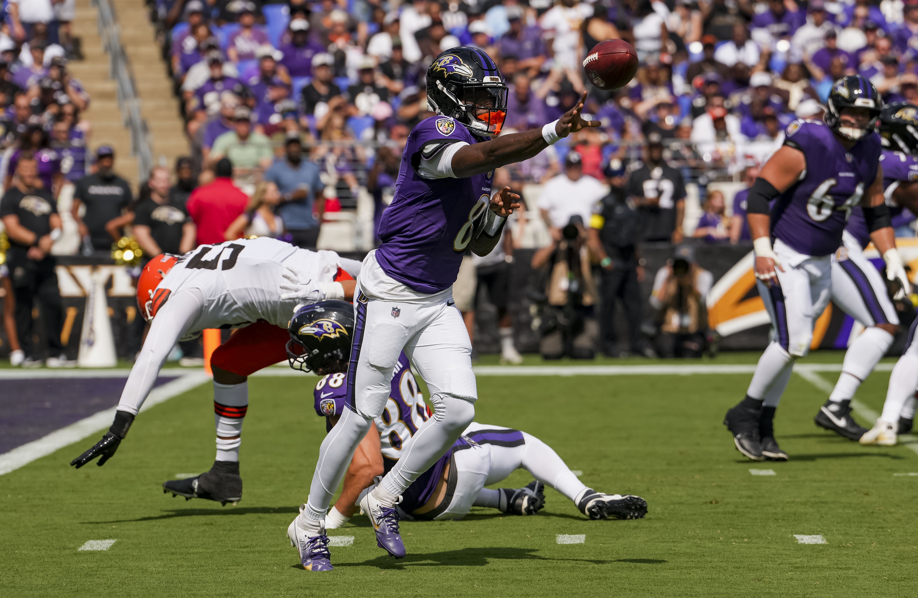 Monday Night Football picks Detroit Lions at Baltimore Ravens Lamar Jackson