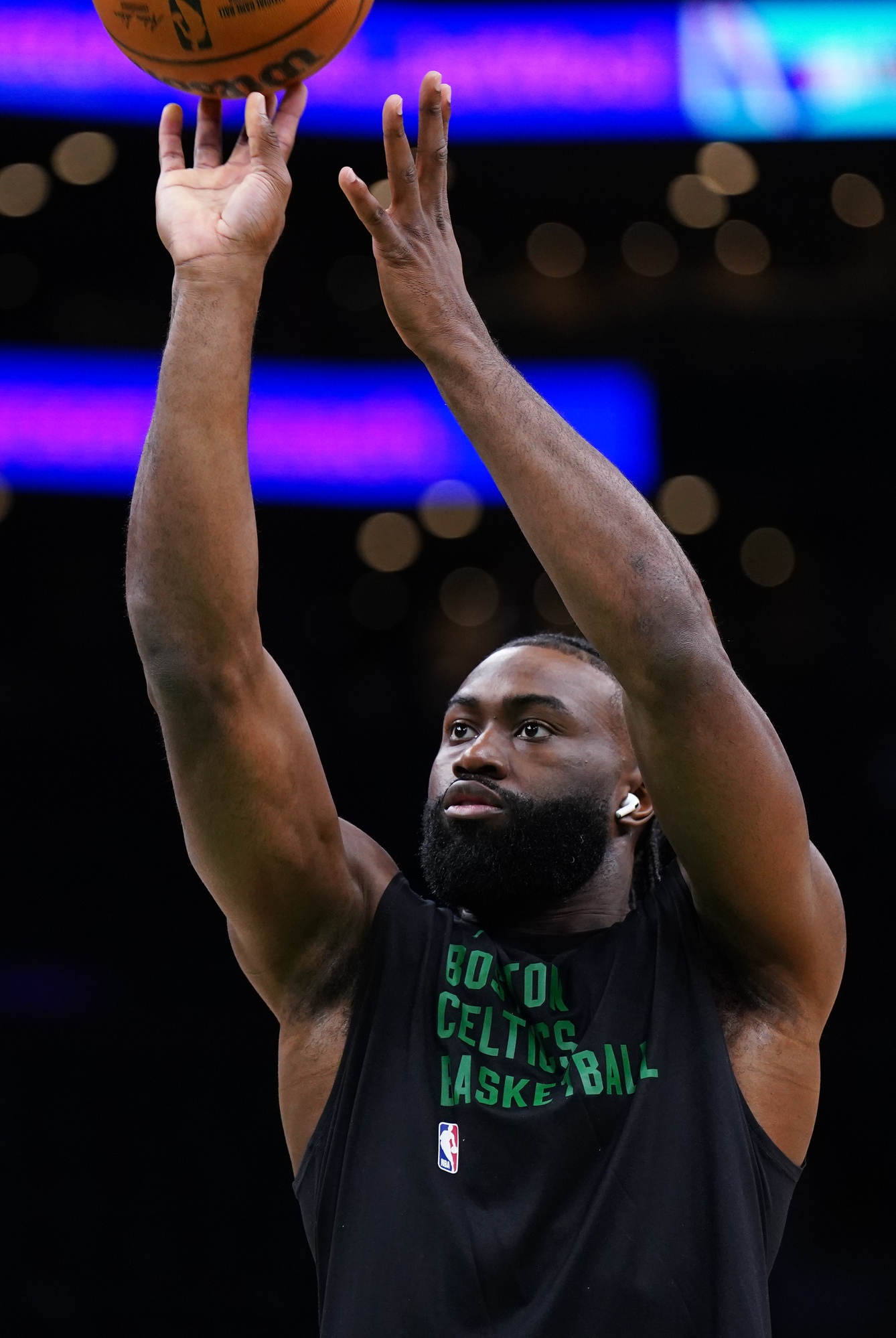 NBA predictions featuring Jaylen Brown from the Boston Celtics