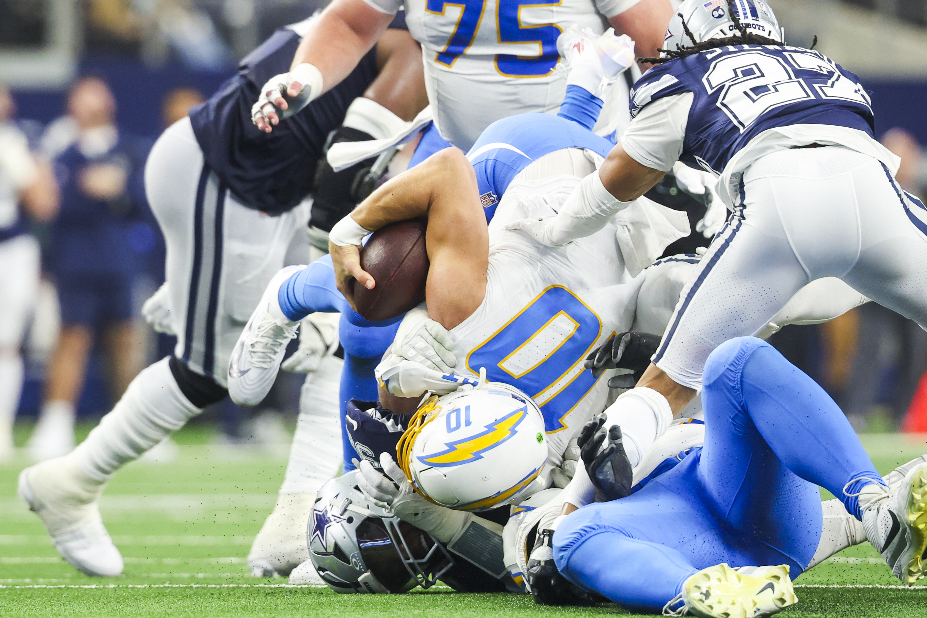 NFL office pool picks Week 17 Justin Herbert Los Angeles Chargers