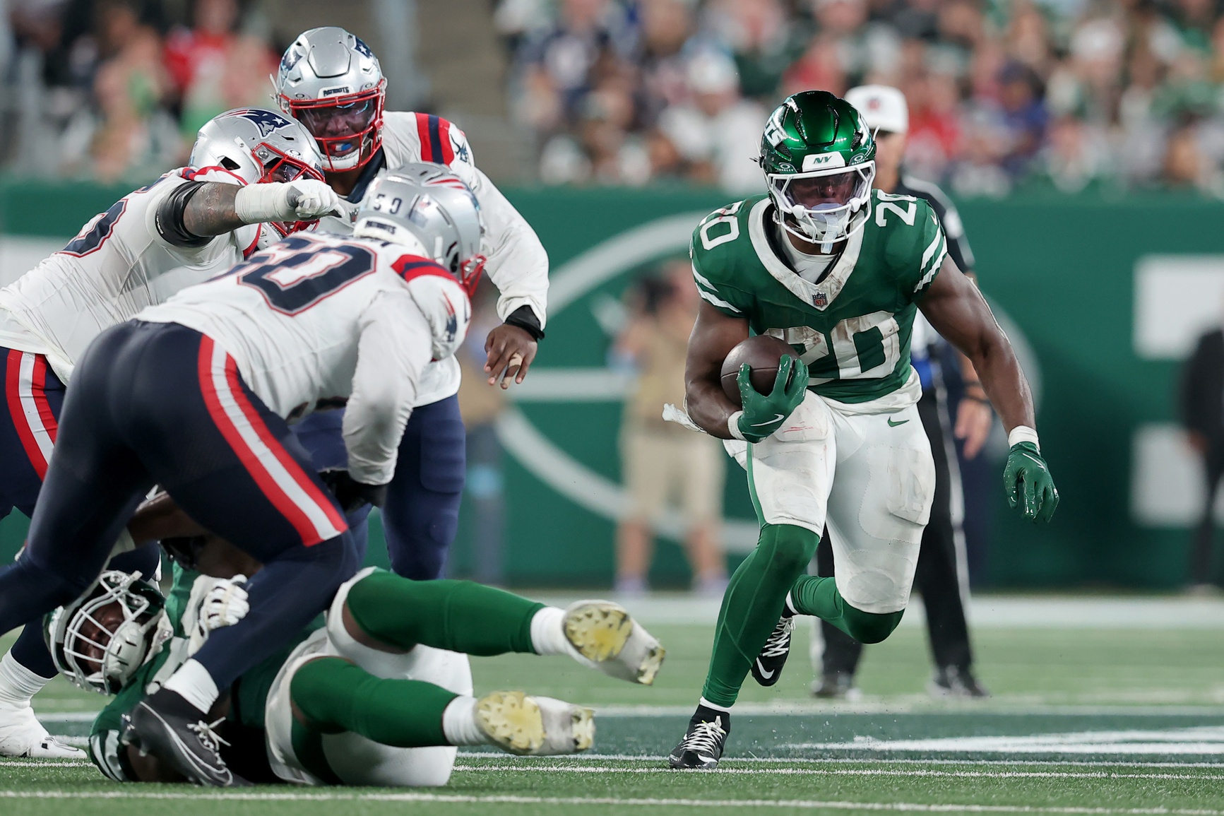 NFL predictions Breece Hall New York Jets best bets odds