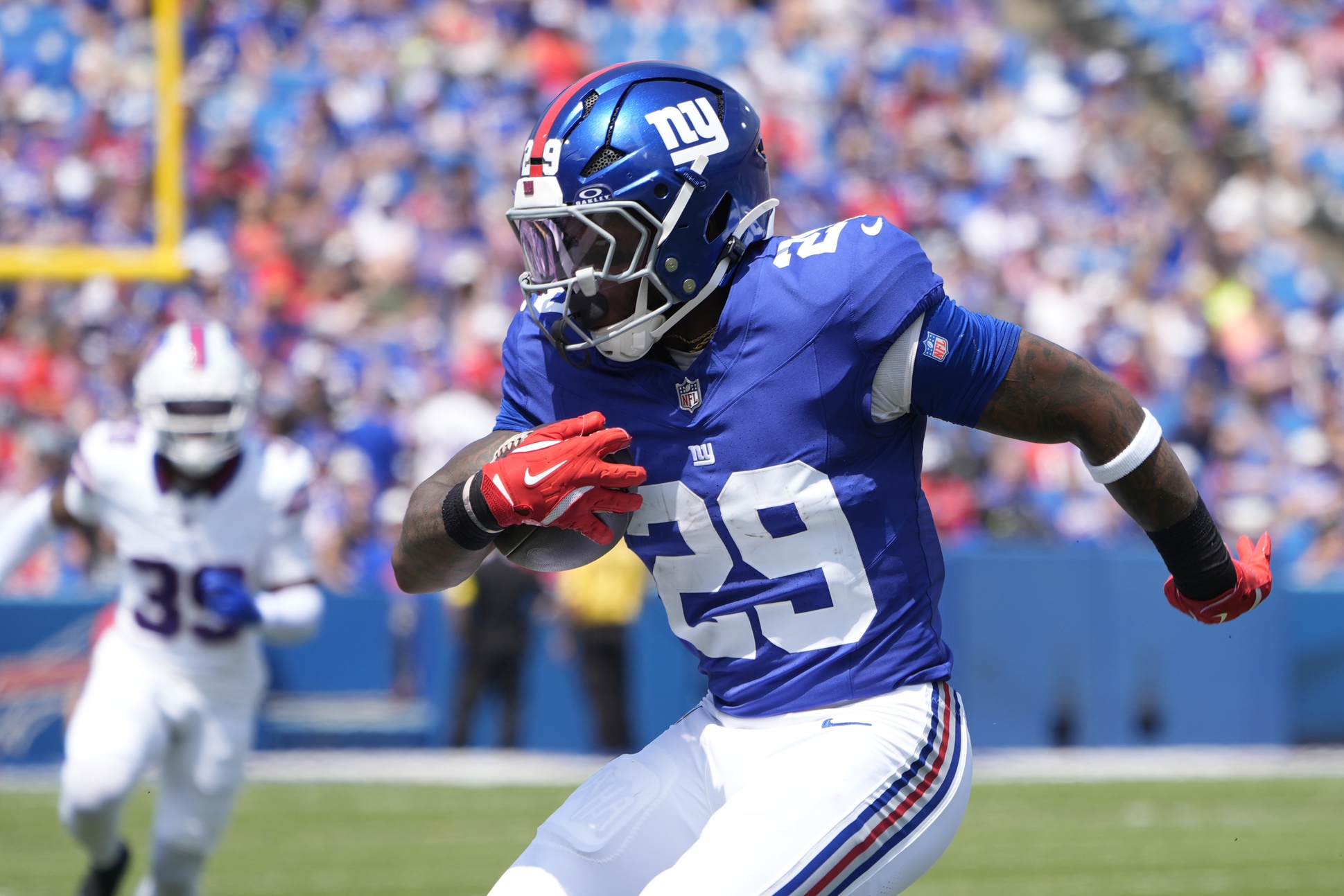 NFL Predictions and Odds featuring Tyrone Tracy of the New York Giants