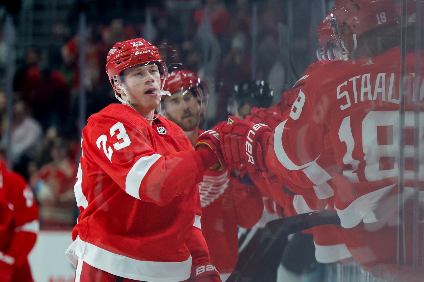 NHL predictions for Lucas Raymond, Red Wings best bets and odds