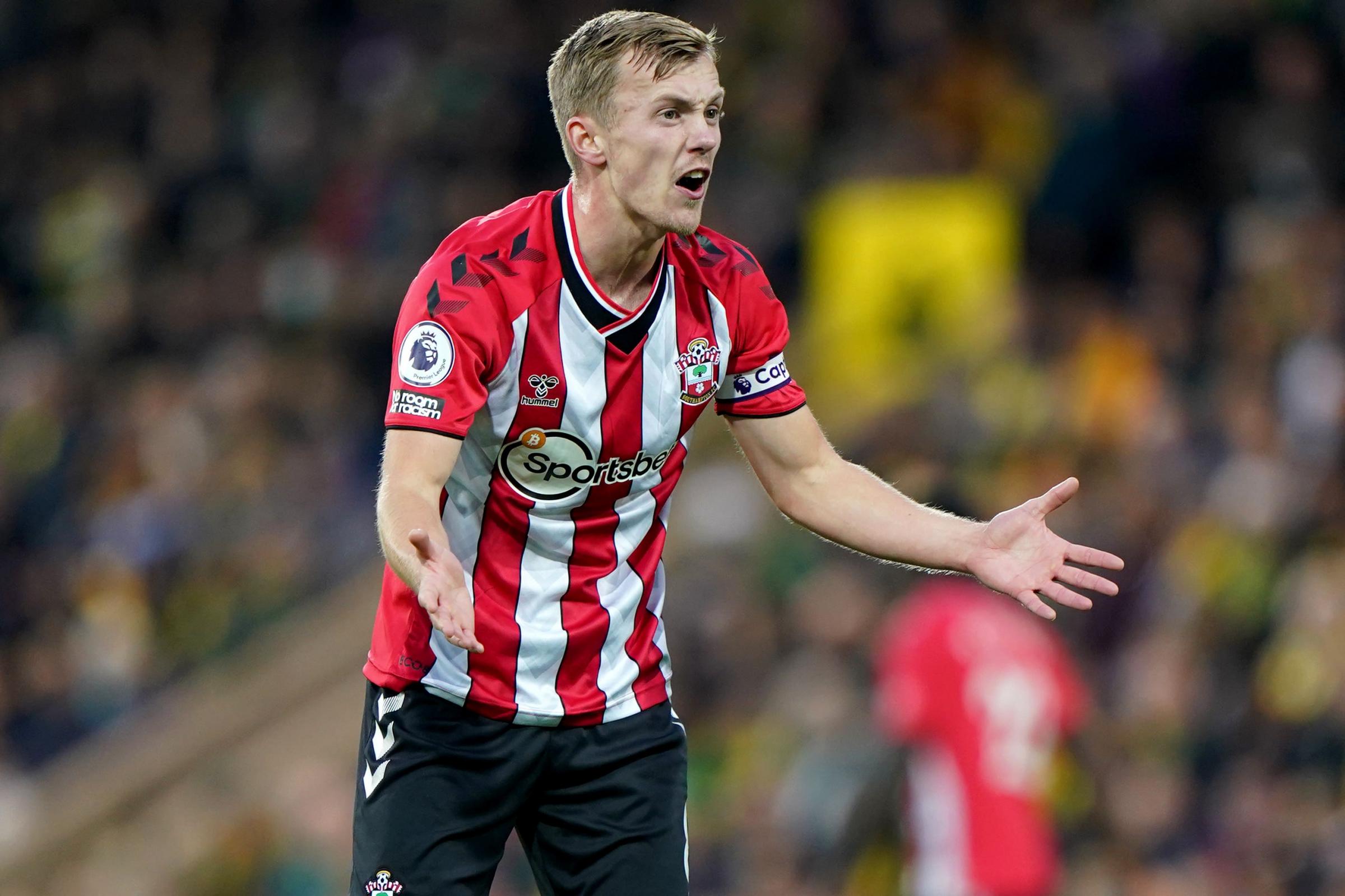 soccer picks James Ward-Prowse Southampton predictions best bet odds
