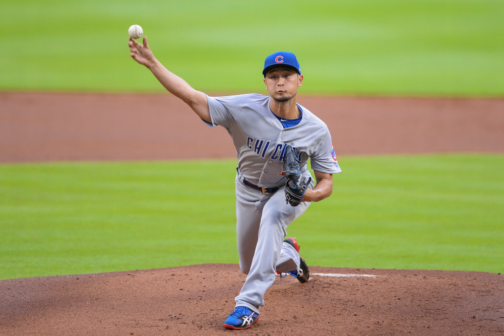 Chicago Cubs pitcher Yu Darvish