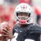 Dwayne Haskins of the Ohio State Buckeyes 