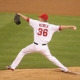 Jered Weaver of the Los Angeles Angels of Anaheim