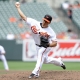 Baltimore Orioles starting pitcher Jeremy Guthrie