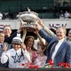 Jockey Mike Smith at the Belmont Stakes