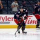 Columbus Blue Jackets right wing Kole Sherwood