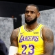 LeBron James of the Los Angeles Lakers