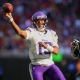 NFL betting predictions Week 10 opening line report Joshua Dobbs Minnesota Vikings