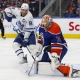 NHL totals betting advice hot and cold over and under Stuart Skinner Edmonton Oilers