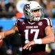 Texas A&M Aggies quarterback Nick Starkel