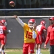 Quarterback Patrick Mahomes of the Kansas City Chiefs