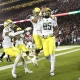 Tight End Pharaoh Brown of the Oregon Ducks