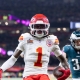 Sports betting statistics Xavier Worthy Kansas City Chiefs