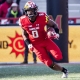 Maryland Terrapins running back Tayon Fleet-Davis