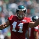 Tim Tebow of the Philadelphia Eagles