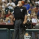 Major league Baseball home plate umpire Wally Bell