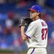 Philadelphia Phillies starting pitcher Aaron Nola