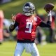 Atlanta Falcons season win total picks Michael Penix 