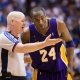 Joe Crawford, NBA referee with Kobe Bryant.