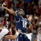 Quarterback Jordan Love of the Utah State Aggies