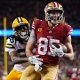 NFL betting predictions Championship Week opening line report George Kittle San Francisco 49ers